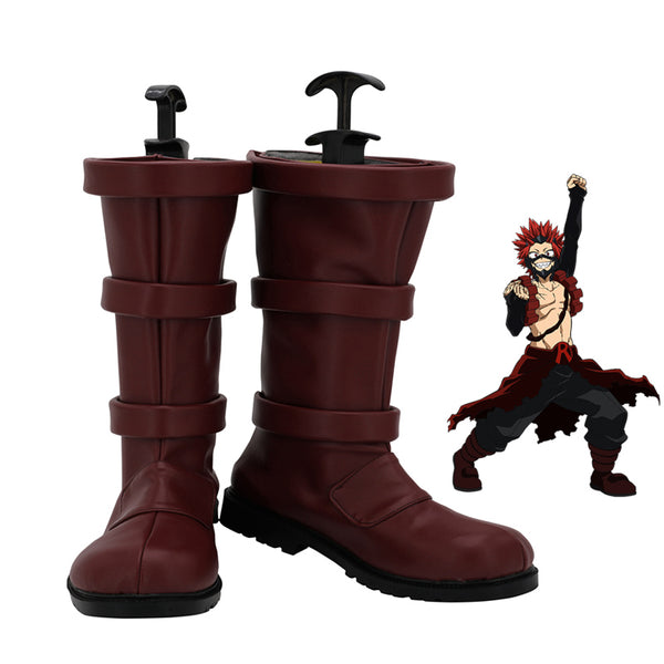 Anime Boku No Hero / My Hero Academia Eijiro Kirishima Costume Shoes Halloween Cosplay Boots