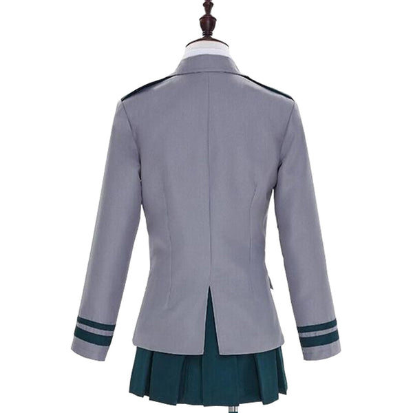 Anime Boku No Hero / My Hero Academia Momo Yaoyorozu School Uniform Costumes with Wigs Halloween Cosplay Outfit