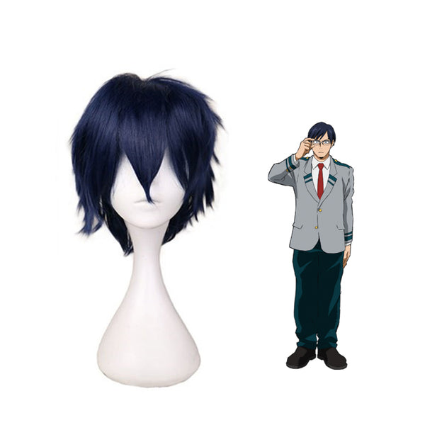 Anime Boku No Hero / My Hero Academia Turbo Hero: Ingenium Tenya Ida Cosplay Wigs