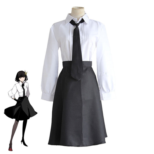 Anime Bungou Stray Dogs Akiko Yosano Uniform Costume Dress Halloween Cosplay Outfit