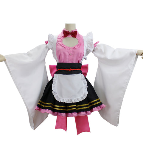 Mitsuri Kanroji Costume Lolita Dress Costume For Women Girls