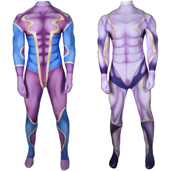 Anime JoJo's Bizarre Adventure Cospaly Star Platinum Cosplay Zentai Costume Halloween Costume