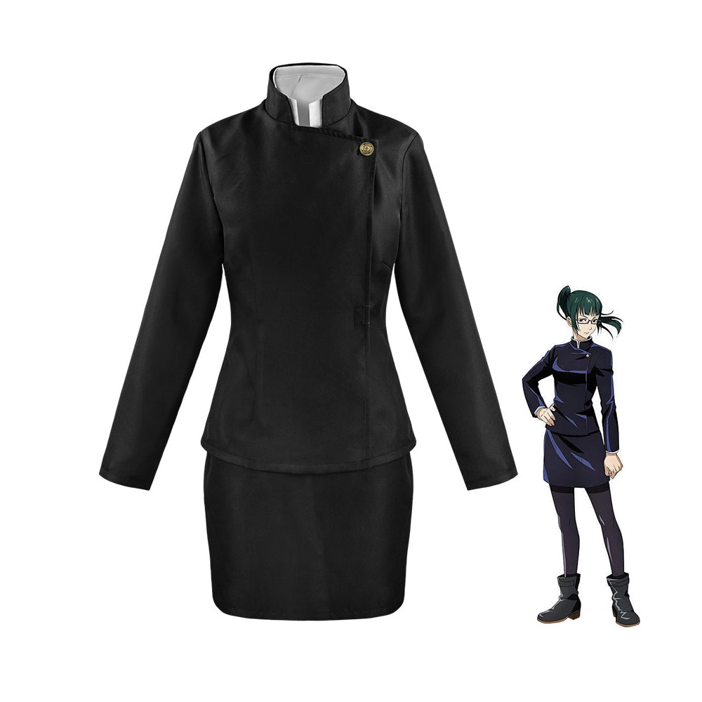 Anime Jujutsu Kaisen Maki Zenin Cosplay Costume Uniform