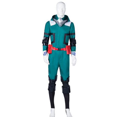 Anime My Hero Academia Cosplay Midoriya Izuku Deku Battle Cosplay Costume Jumpsuit Set Izuku's Costume Beta