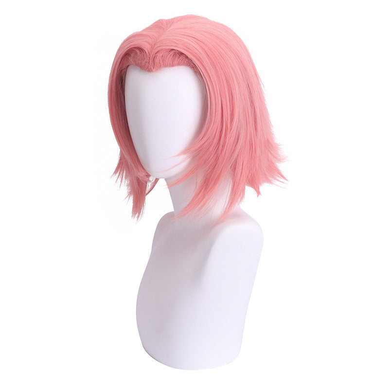 Anime Haruno Sakura Cosplay Wigs Short Pink Wigs – ProCosplayShop