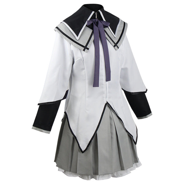 Anime Puella Magi Madoka Magica Homura Akemi Full Set Costume With Wigs Halloween Costume