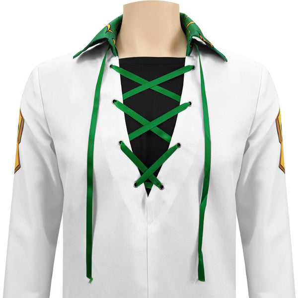 The Seven Deadly Sins Dragon's Sin of Wrath Meliodas Costume Uniform White Unisex Halloween Outfit