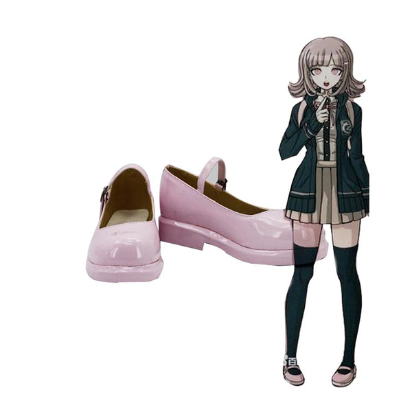 Danganronpa 2: Goodbye Despair Chiaki Nanami Whole Set Costume With Wigs and Cosplay Shoes Set