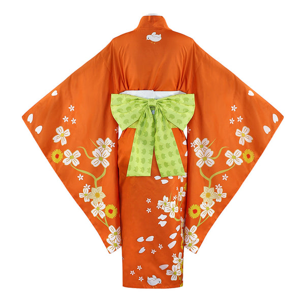 Danganronpa 2: Goodbye Despair Hiyoko Saionji Costume Kimono Halloween Carnival Cosplay