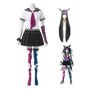 Danganronpa 2: Goodbye Despair Ibuki Mioda Costume Dress With Wigs Set Halloween Costume