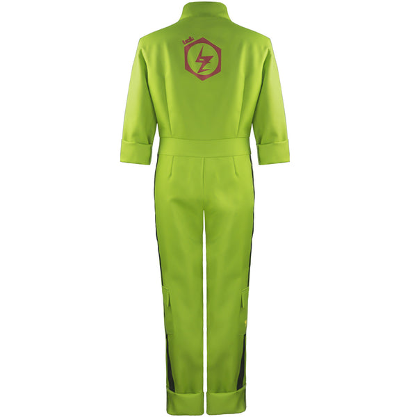 Danganronpa 2: Goodbye Despair Kazuichi Soda Cosplay Costume Green Jumpsuit With Hat