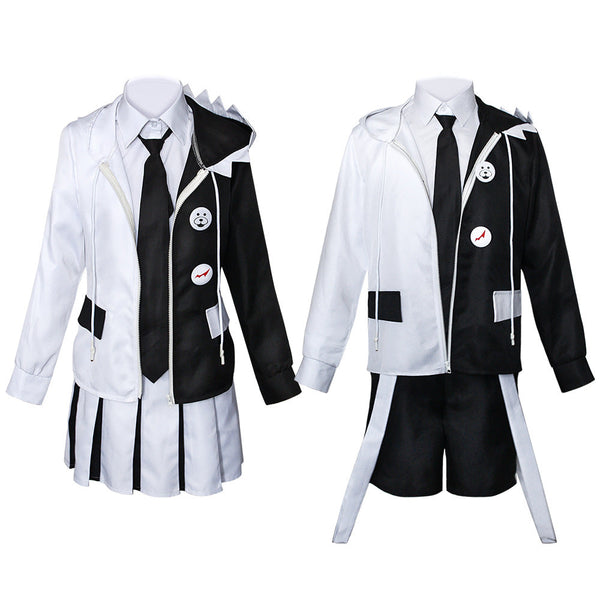 Danganronpa Monokuma Cosplay Costume Uniform With Wigs Halloween Carnival Costume Outfit