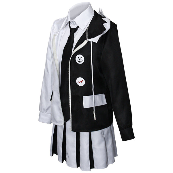 Danganronpa Monokuma Cosplay Costume Uniform With Wigs Halloween Carnival Costume Outfit