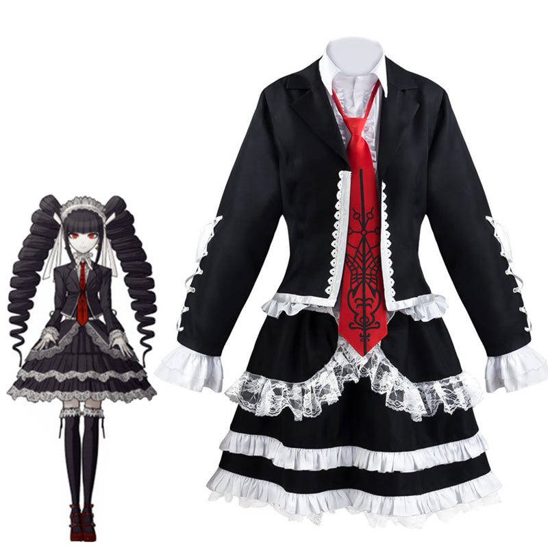 Danganronpa: Trigger Happy Havoc Celestia Ludenberg Cosplay Costume Halloween Costume