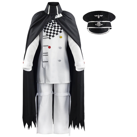 Danganronpa V3: Killing Harmony Kokichi Oma Cosplay Costume White Uniform Halloween Costume