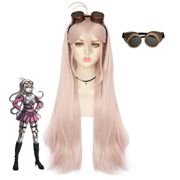 Danganronpa V3: Killing Harmony Miu Iruma Costume With Wigs and Glasses Halloween Costume Set