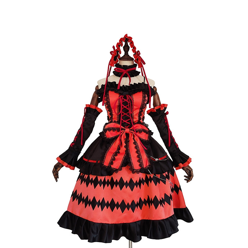 Date A Live Kurumi Tokisaki Spirit Form Cosplay Lolita Dress Costume Deluxe Version