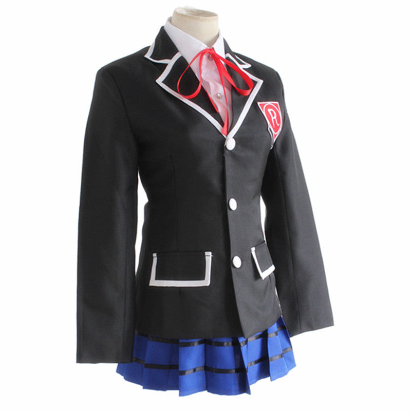 Anime Date A Live Kurumi Tokisaki School Uniform Outfit Cosplay Costum ...