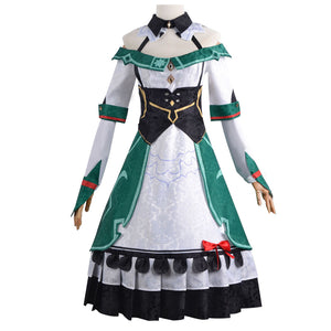 Genshin Impact Adventurers' Guild Katheryne Costume Halloween Carnival Cosplay Outfit