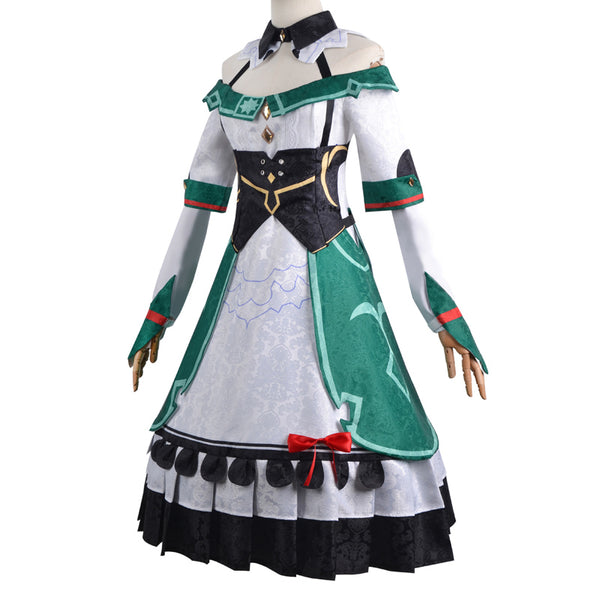 Genshin Impact Adventurers' Guild Katheryne Costume Halloween Carnival Cosplay Outfit