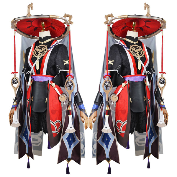 Genshin Impact Balladeer Kunikuzushi Scaramouche Cosplay Costume With Hat Full Set Halloween Costume