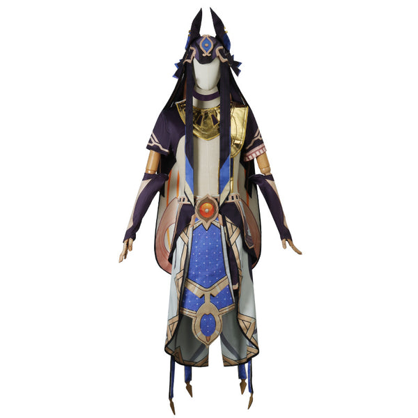 Genshin Impact Cosplay Cyno Costume Halloween Cosplay Costume With Hat