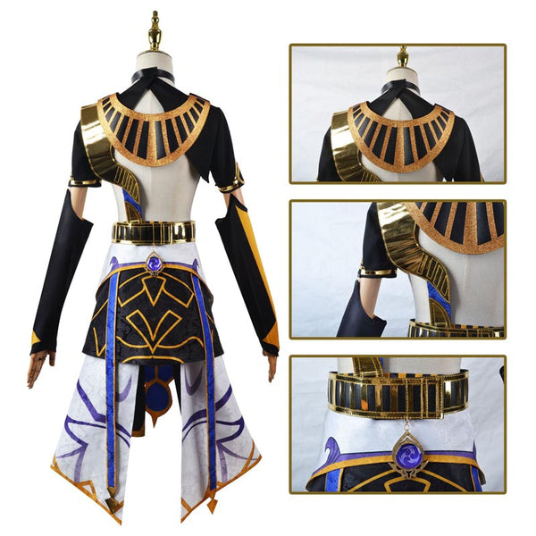 Genshin Impact Cosplay Cyno Costume Halloween Cosplay Costume With Hat