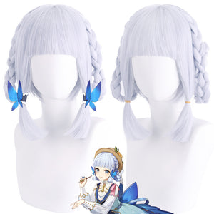 Genshin Impact Cosplay Kamisato Ayaka Skin Springbloom Missive Cosplay Wigs