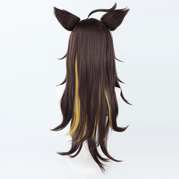 Genshin Impact Dehya Cosplay Wigs With Ears Cosplay Accessories