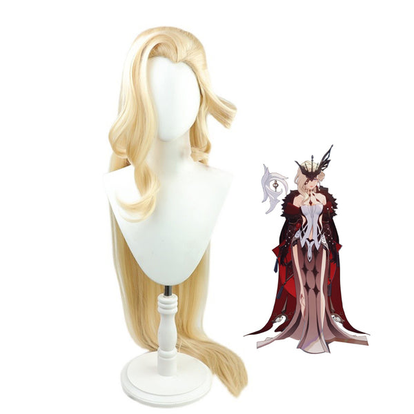 Genshin Impact Eleven Fatui Harbingers The Lady La Signora Cosplay Wigs