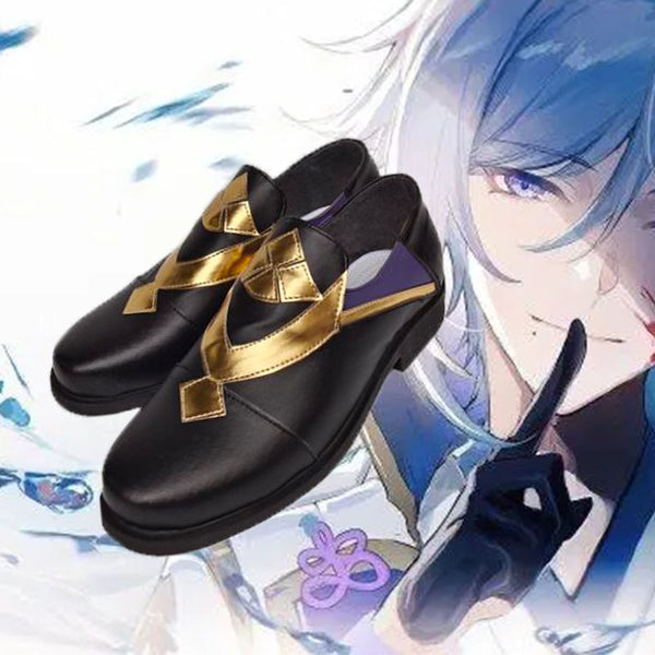 Genshin Impact Kamisato Ayato Cosplay Shoes Halloween Cosplay Shoes