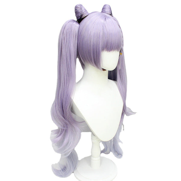 Genshin Impact Keqing Cosplay Wigs Purple Long Wigs