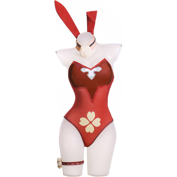 Genshin Impact Klee Costume Klee Swimwear Costume Bunny Girl Costume