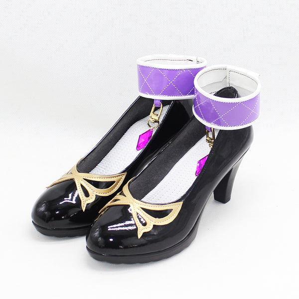 Genshin Impact Lisa Minci Cosplay Shoes Halloweeen Costume Accessories