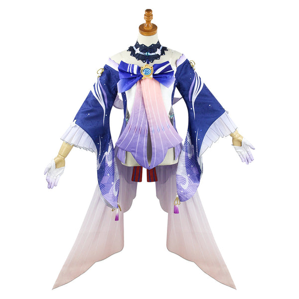 Genshin Impact Sangonomiya Kokomi Cosplay Costume Halloween Party Cospaly Outfit