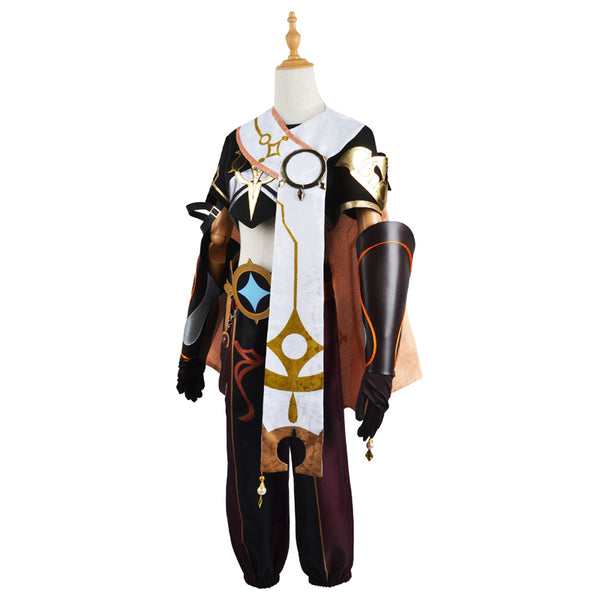 Genshin Impact Traveler Aether Costume Halloween Cosplay Outfit