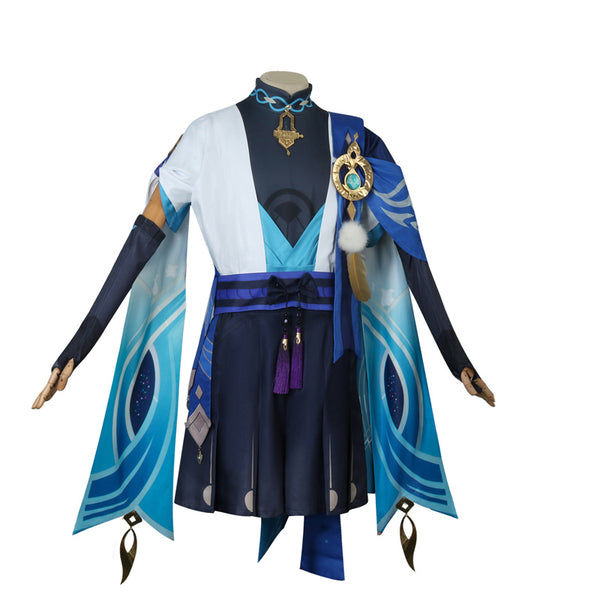 Genshin Impact Wanderer Cosplay Costume With Hat Halloween Cosplay Costume