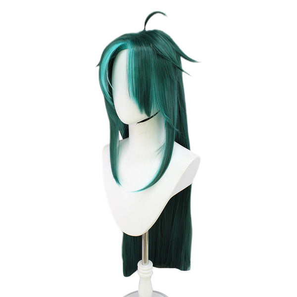 Genshin Impact Yaksha Xiao Female Ver. Cosplay Wig Long Green Wigs