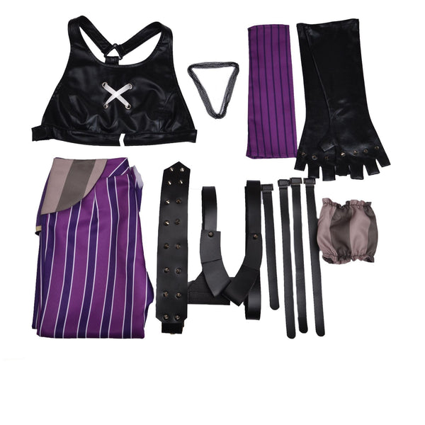 League of Legends Costume LOL Arcane Jinx Costume Halloween Carnival Cosplay Costume