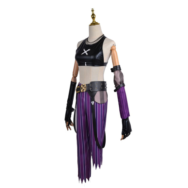 League of Legends Costume LOL Arcane Jinx Costume Halloween Carnival Cosplay Costume