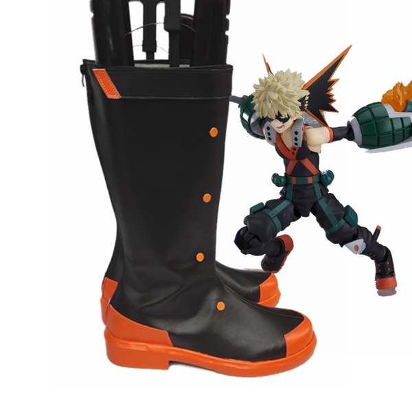 My Hero Academia Katsuki Bakugo Kacchan Hero Costume Boots Halloween Costume Shoes