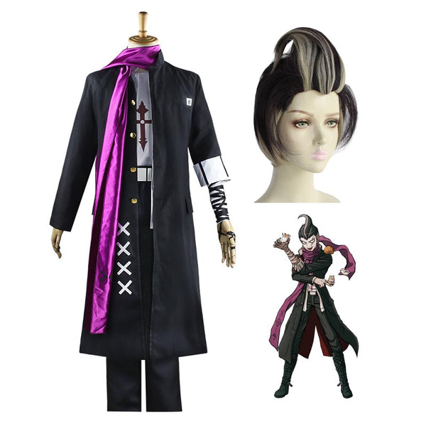 Danganronpa 2: Goodbye Despair Gundham Tanaka Cosplay Costume With Wigs Full Set Halloween Costume