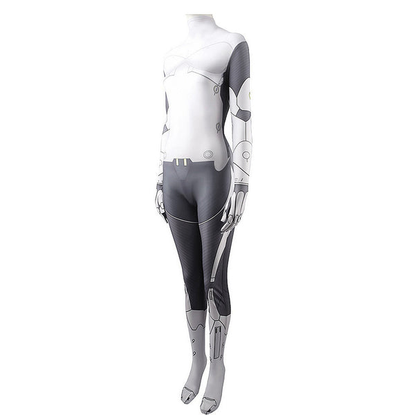 Overwatch 2 Genji Female Ver. Zentai Costume Halloween Cosplay Jumpsuit