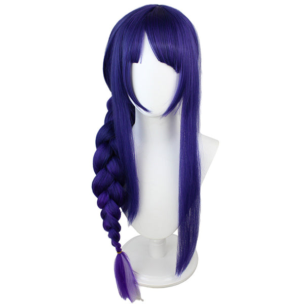 Genshin Impact Raiden Shogun Raiden Ei Cosplay Wigs Purple Wigs